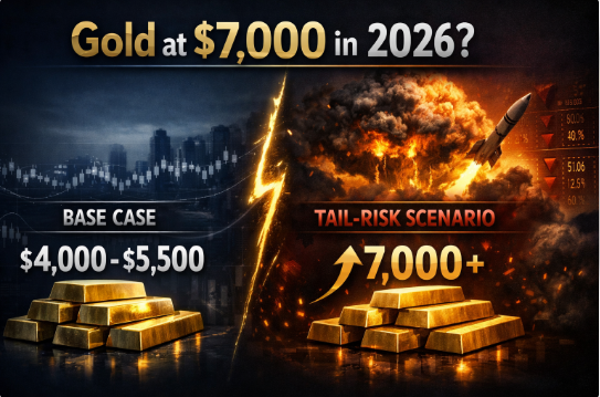 هل سيكسر الذهب حاجز 7,000 دولار خلال 2026؟